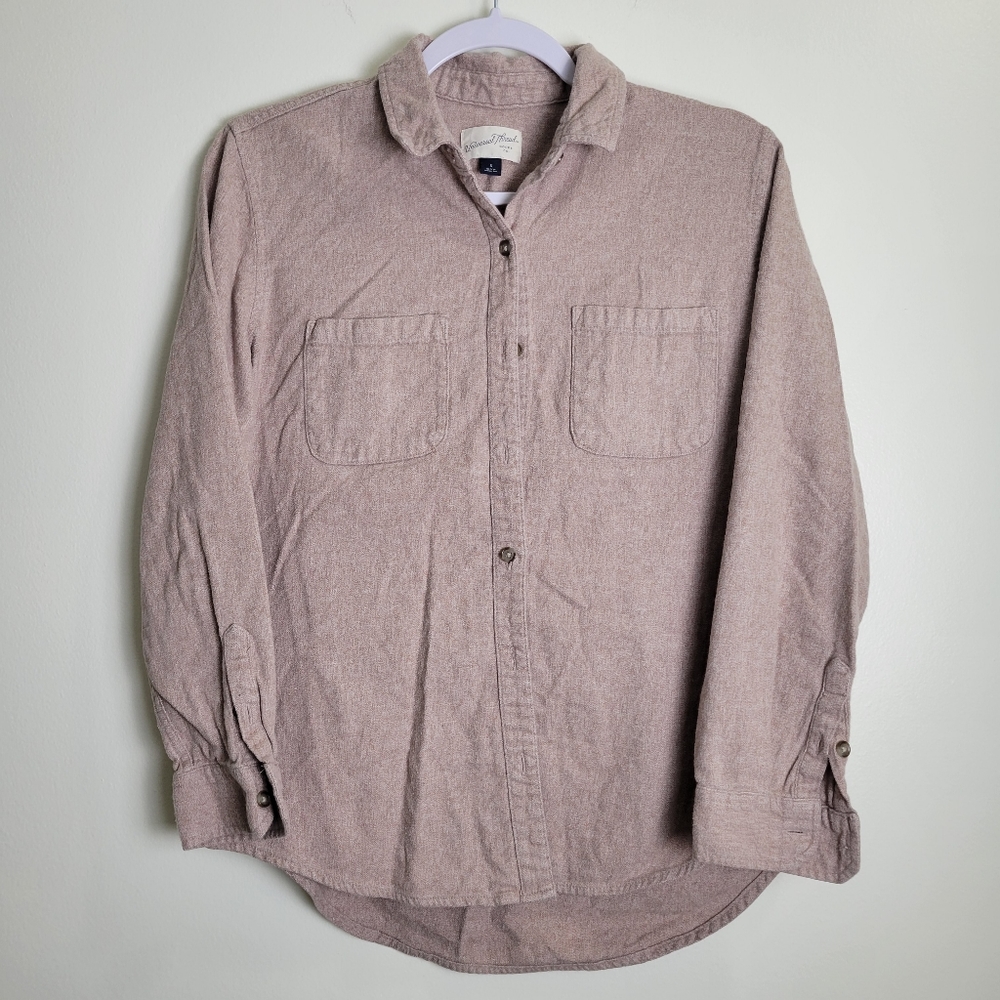 UNIVERSAL THREAD Mid Thick Boyfriend Fit Shirt Shacket S